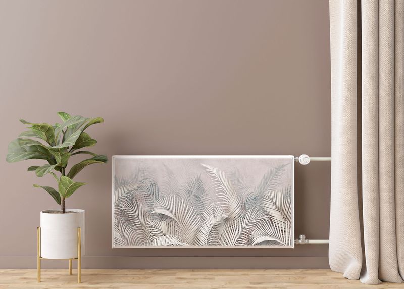 Osłona MAGNETYCZNA Kaloryfera Liście Palmy Natura Rośliny 120cm x 60cm zdjęcie 7