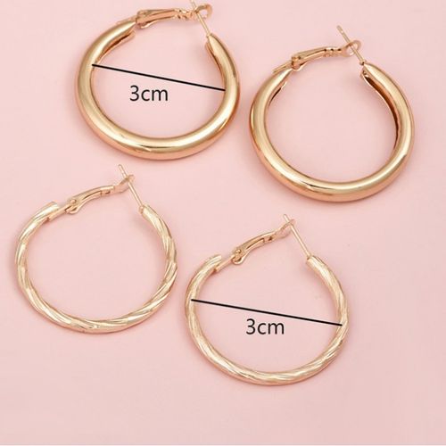 Kolczyki Zestaw 2W1 Koła K1553 na Arena.pl