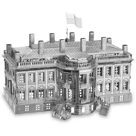 Puzzle Metalowe 3D - Biały Dom zdjęcie 1