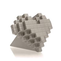 Świeca dekoracyjna Heart Pixel Świeczka Serce Parafina 32h