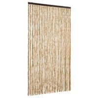 Zasłona przeciwko owadom, beżowa, 118x220 cm, szenil