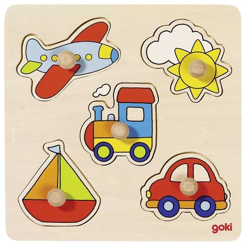 Puzzle wtykowe transport Goki na Arena.pl