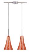Rufi zwis 2x40 w E14 chrom/satyna nikiel promocja