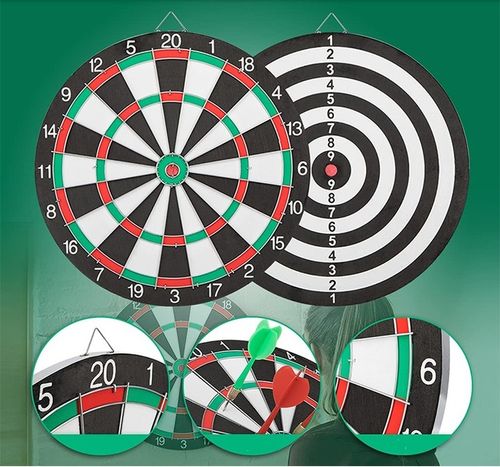 TARCZA DO GRY W DART RZUTKI LOTKI SIZALOWA ZESTAW TARCZA 38 CM + 6 RZUTEK na Arena.pl
