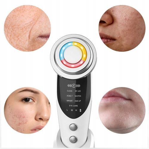 MASAŻ TWARZY MASAŻER LIFTINGUJĄCY UJĘDRNIAJĄCY 7W1 EMS MEZOTERAPIA LIFTING na Arena.pl