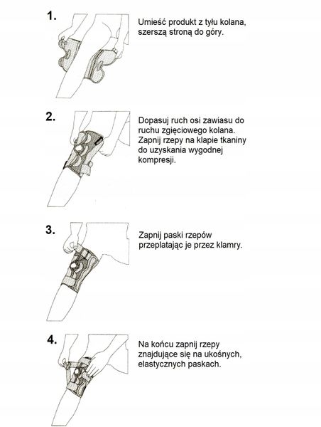 STABILIZATOR ORTEZA KOLANA NA SZPOTAWOŚĆ KOŚLAWOŚĆ zdjęcie 6