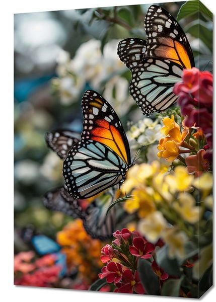 Obraz 40x60cm Motyle Na Łące zdjęcie 1