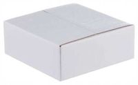 Karton klapowy 450x350x80mm BIAŁY-BRĄZOWY 365g - 20 szt.