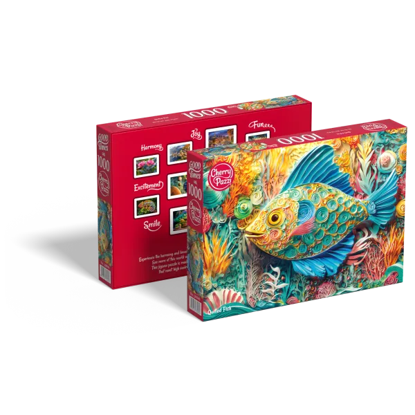 Puzzle 1000 elementów. Pikowana ryba 30806 zdjęcie 8