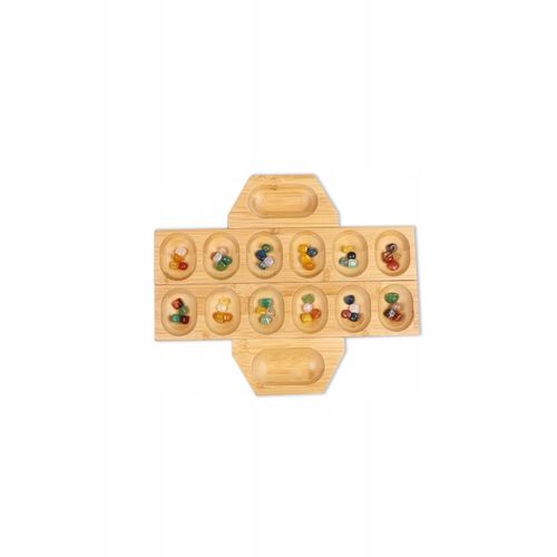 MANKALA UNIWERSALNA - DLA 2-3-4 GRACZY - DREWNIANA na Arena.pl