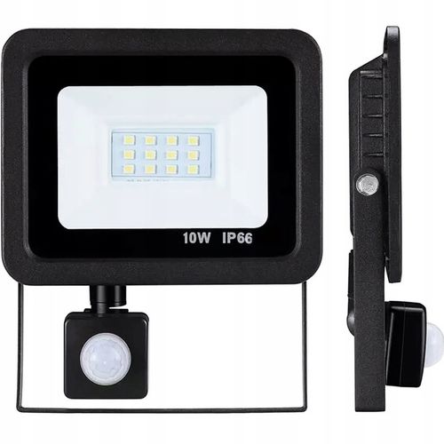 HALOGEN LED 10W LAMPA Z CZUJNIK RUCHU ZMIERZCHU NAŚWIETLACZ ZEWNĘTRZNY na Arena.pl