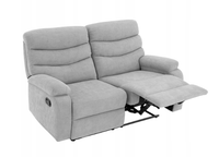 Sofa rozkładana dwuosobowa fotel VERA DUO szara szenil