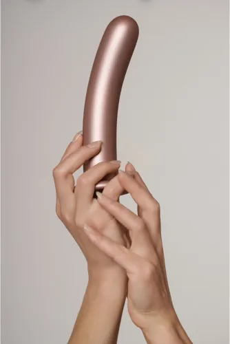 ouch! smooth silicone g-spot model 17 cm z przyssawką metallic na Arena.pl