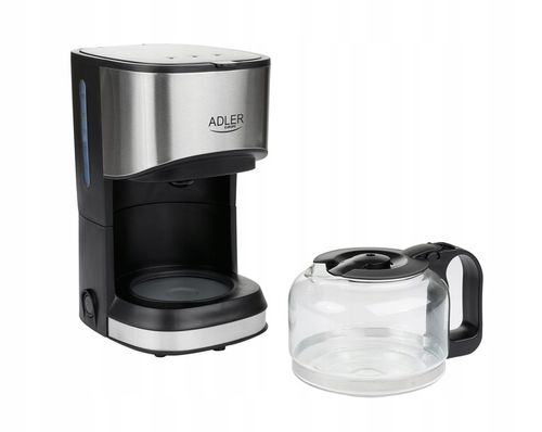 Ekspres do kawy przelewowy 0,7L Blokada kapania ADLER AD 4407 czarny na Arena.pl
