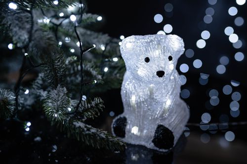 Ozdoba Świąteczna Miś 16LED 19CM CH15 THL40 na Arena.pl