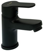 Bateria umywalkowa stojąca łazienkowa czarna - Yoka