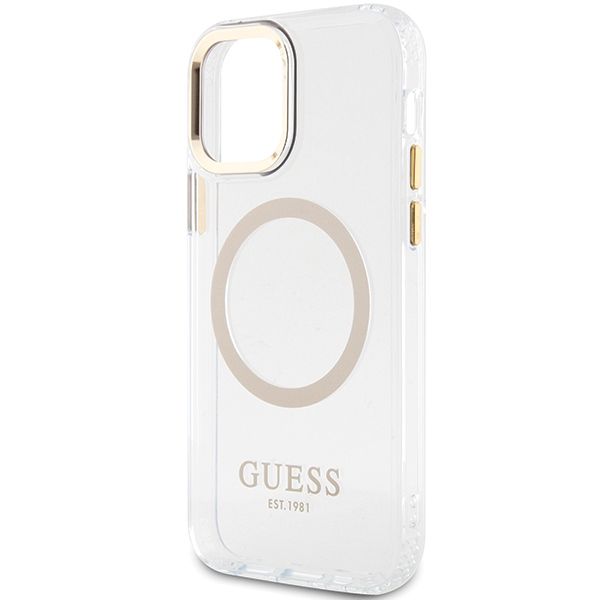Etui Guess do iPhone 12, iPhone 12 Pro, Złoty, MagSafe zdjęcie 6