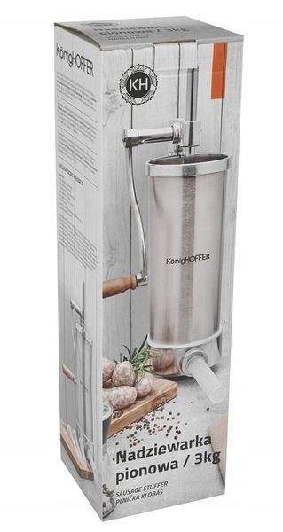 NADZIEWARKA Pionowa do Kiełbas Wędlin MASZYNKA Szpryca Lewarek 3kg zdjęcie 6