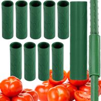 ŁĄCZNIK PROSTY DO TYCZEK OGRODOWYCH ZŁACZKA SZCZYTOWA UCHWYT 11MM 10 SZTUK