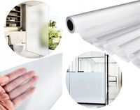 FOLIA MLECZNA MATOWA OKLEINA DO SZYB OKIEN 1,52m x 0,5m ODŁUSZCZACZ RAKLA