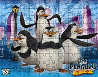 Puzzle Pingwiny z Madagaskaru
