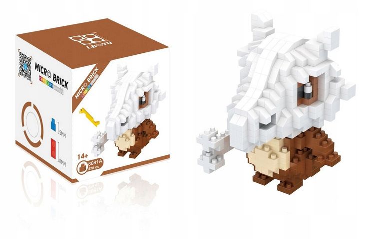 CUBONE Figurka Klocki POKEMON Zestaw Go BOX Pokemony 370EL z PL zdjęcie 1