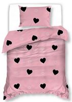 Pościel Satynowa 140X200 Serca 20176