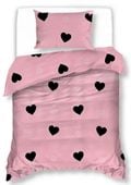 Pościel Satynowa 140X200 Serca 20176