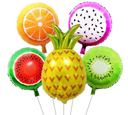 Balon foliowy pomarańcza owoce, 45 cm na Arena.pl