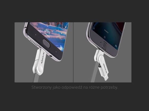 Nillkin Kabel Plus III USB-C Micro USB Typ C Grey na Arena.pl