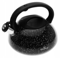 CZAJNIK Stalowy Marmurkowy 3l KROPKI INDUKCJA Gaz Z GWIZDKIEM 6605