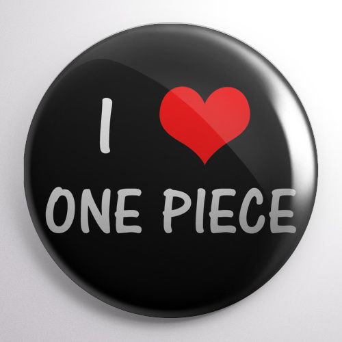 Przypinka I ♥ One Piece na Arena.pl