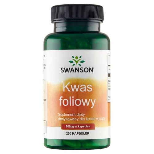 SWANSON KWAS FOLIOWY 800mg 250kaps na Arena.pl