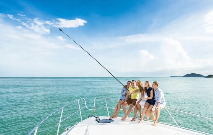 INSTA360 UCHWYT SELFIE STICK KIJEK DO KAMER TELESKOPOWY WŁÓKNO WĘGLOWE 3M zdjęcie 4