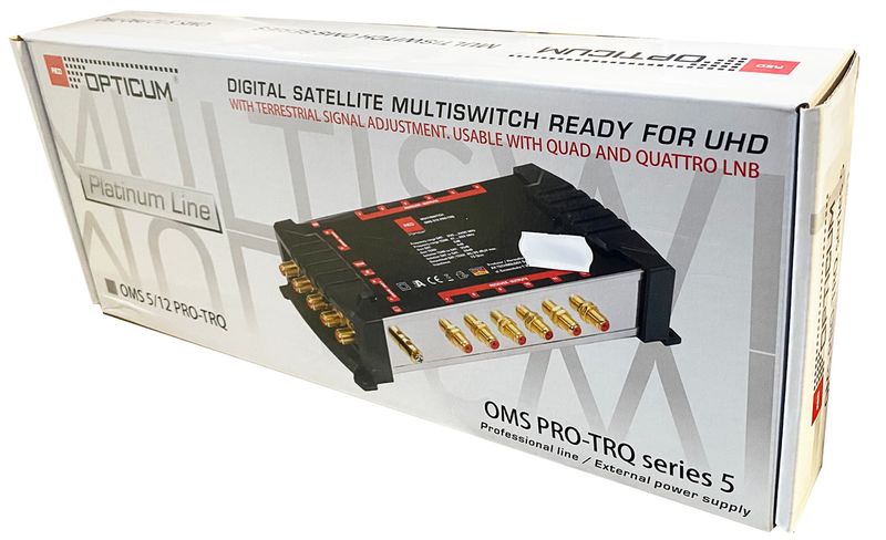 Multiswitch 5/12 Opticum OMS 512 PRO + zasilacz zdjęcie 2
