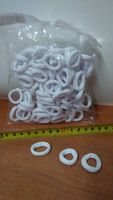 frotki mini  do włosów 100szt białe