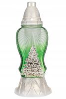 ZNICZ ŚWIĄTECZNA CHOINKA ZNICZ ŚWIĄTECZNY ARTYSTYCZNA CHOINKA OMBRE zielone