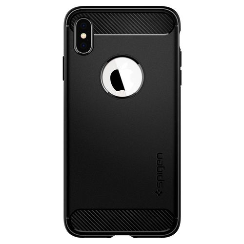 Spigen Rugged Armor Etui iPhone XS / X czarne na Arena.pl