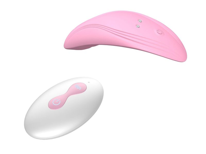 Ultrathin Wearable remote mini vibe PINK zdjęcie 1