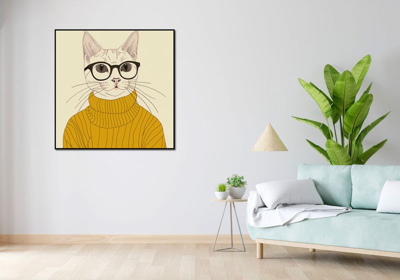 Plakat 100x100cm Intelektualista zdjęcie 4