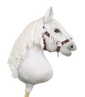 kantar regulowany dla konia hobby horse a3 - brązowy