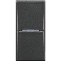 AXOLUTE - Łącznik schodowy 10AX (zaciski automatyczne) 1 moduł AXIAL antracyt Bticino HS4003AN