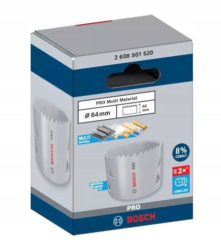 PIŁA OTWORNICA PRO MULTI MATERIAL 64 MM 2608901520 BOSCH na Arena.pl