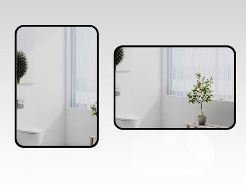 Lustro LOFT 60x80cm złote  FX-05 ścienne łazienkowe do salonu sypialni loftowe Industrialne minimalistyczne na Arena.pl