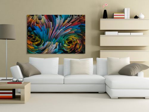 13101 Obraz na płótnie WIR ABSTRAKCJA na Arena.pl