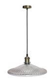 Chester lampa wisząca 1x40W E27 bezbarwny, patyna