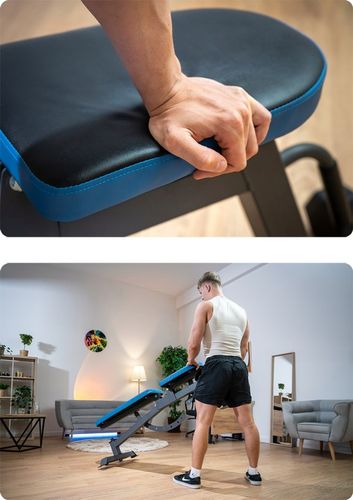 ŁAWECZKA PROFESJONALNA STABILNA TRENINGOWA DWUSTRONNIE REGULOWANA THUNDER na Arena.pl