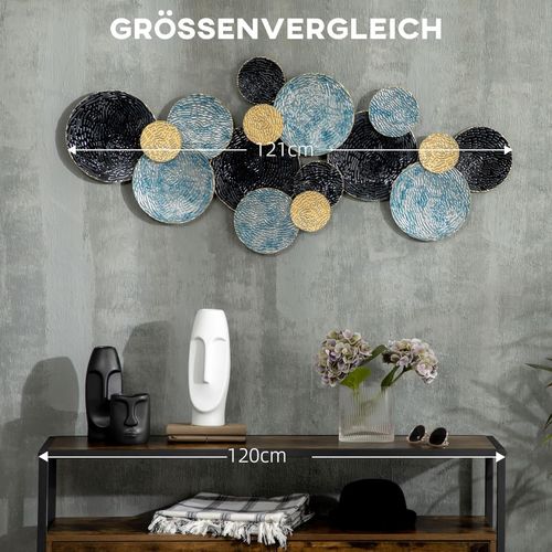 Dekoracja ścienna okręgi 3D 121 cm obraz na Arena.pl