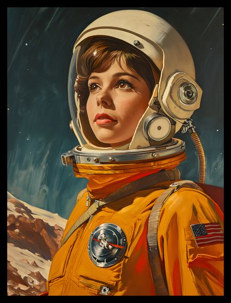 Plakat 30x40cm Pionierka Kosmosu zdjęcie 2