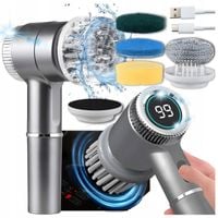 Elektryczna Szczotka Do Czyszczenia Obrotowa 5w1 Do Sprzątania Mycia Zestaw